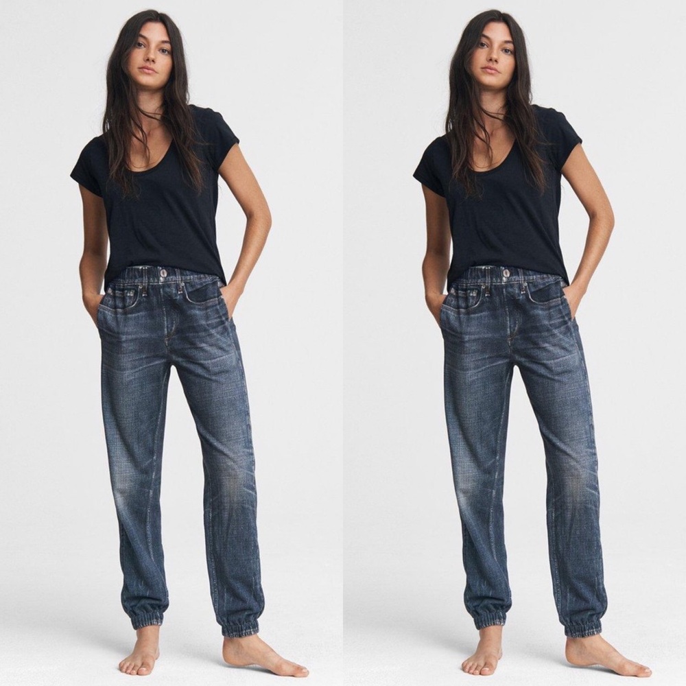NWT🔥Rag & Bone Miramar Joggers: Jeans printed sweatpants in color Merest $225